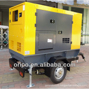 Non-stop power 60Hz 45kva generator trailer type